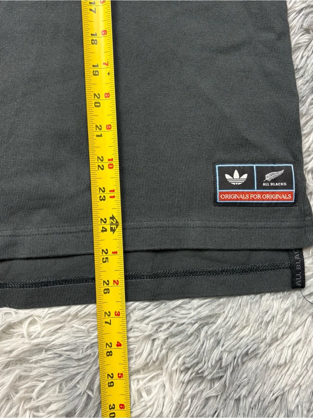 Adidas All Blacks Long Sleeve Colorblock Rugby Polo Shirt